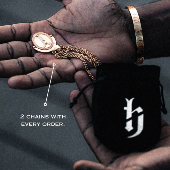 Hercules vs. Achelous Double Sided Pendant-Humbler