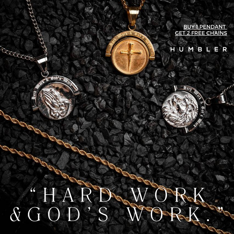 Lion's Prayer Double Sided Pendant-Humbler