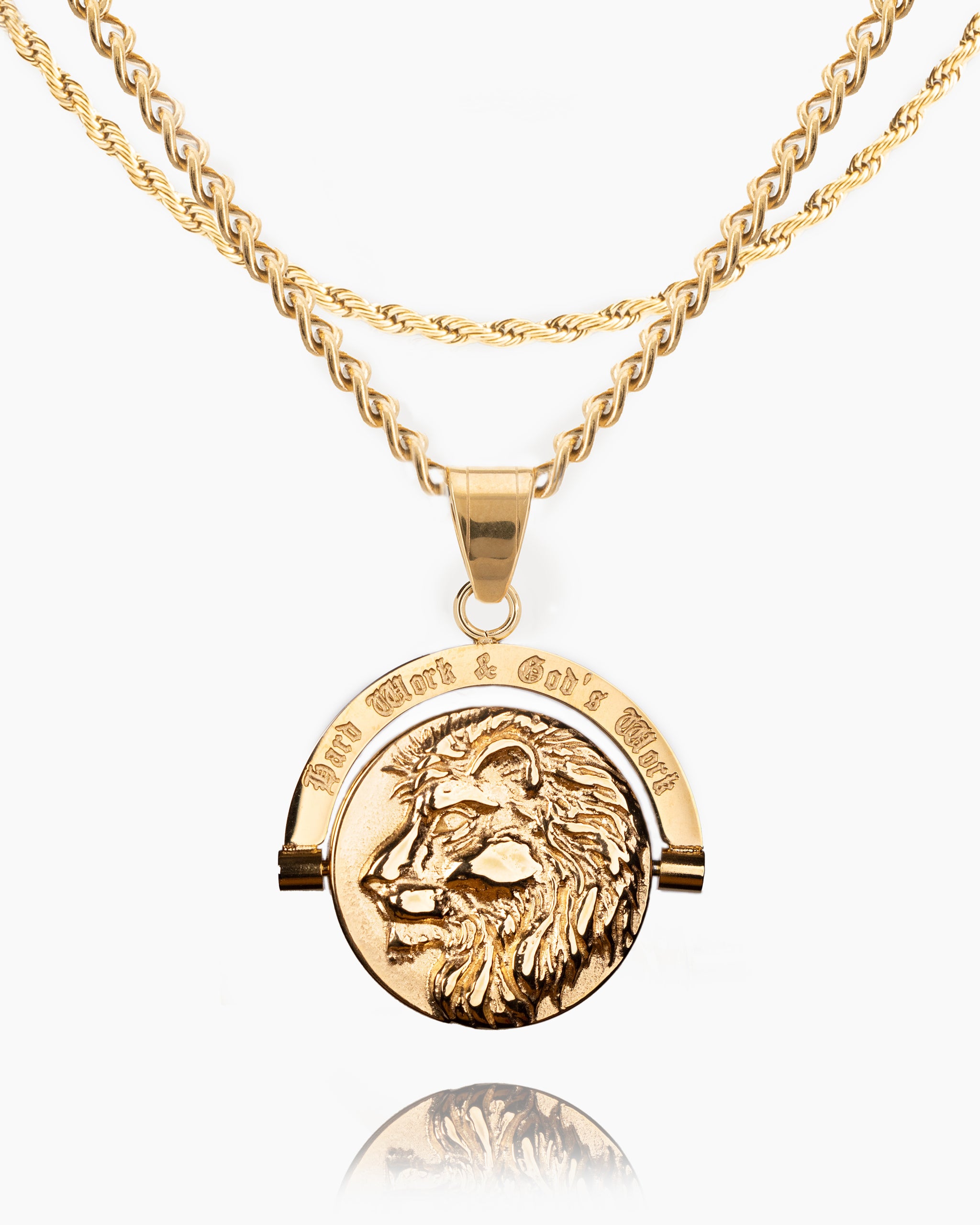 Lion's Prayer Double Sided Pendant-Humbler