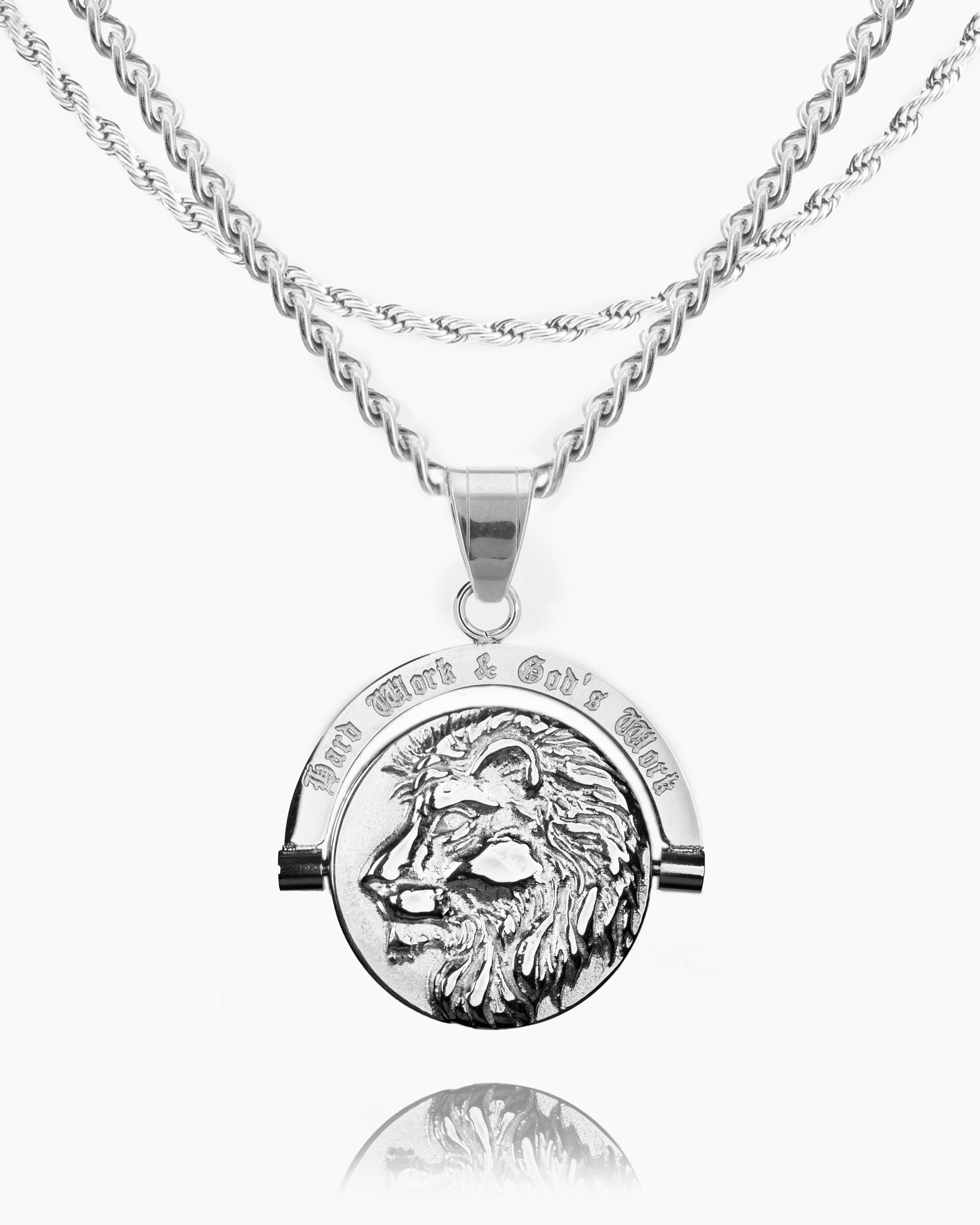 Lion's Prayer Double Sided Pendant-Humbler