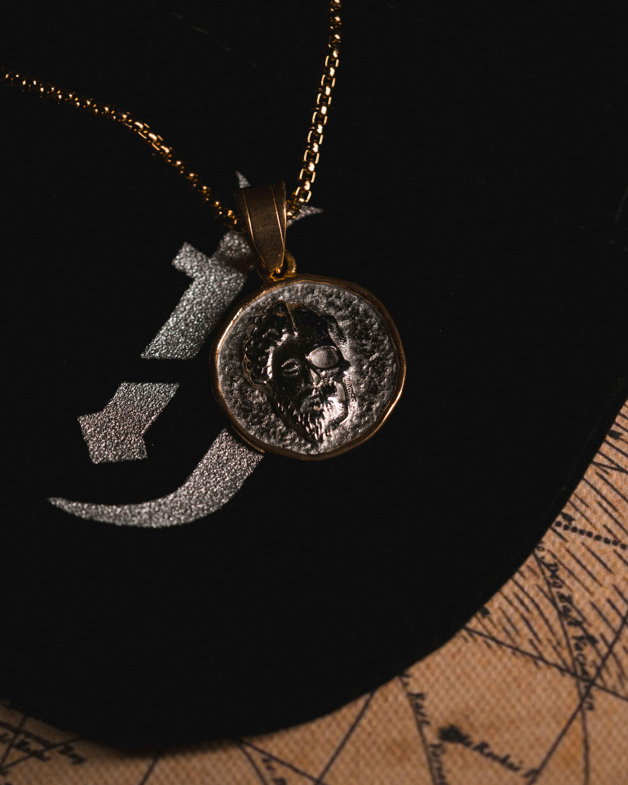 Marcus Aurelius Memento Mori Coin Pendant-Humbler