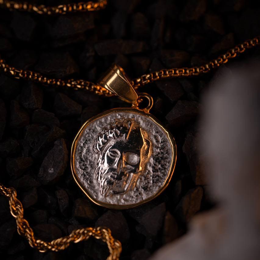 Marcus Aurelius Memento Mori Coin Pendant-Humbler