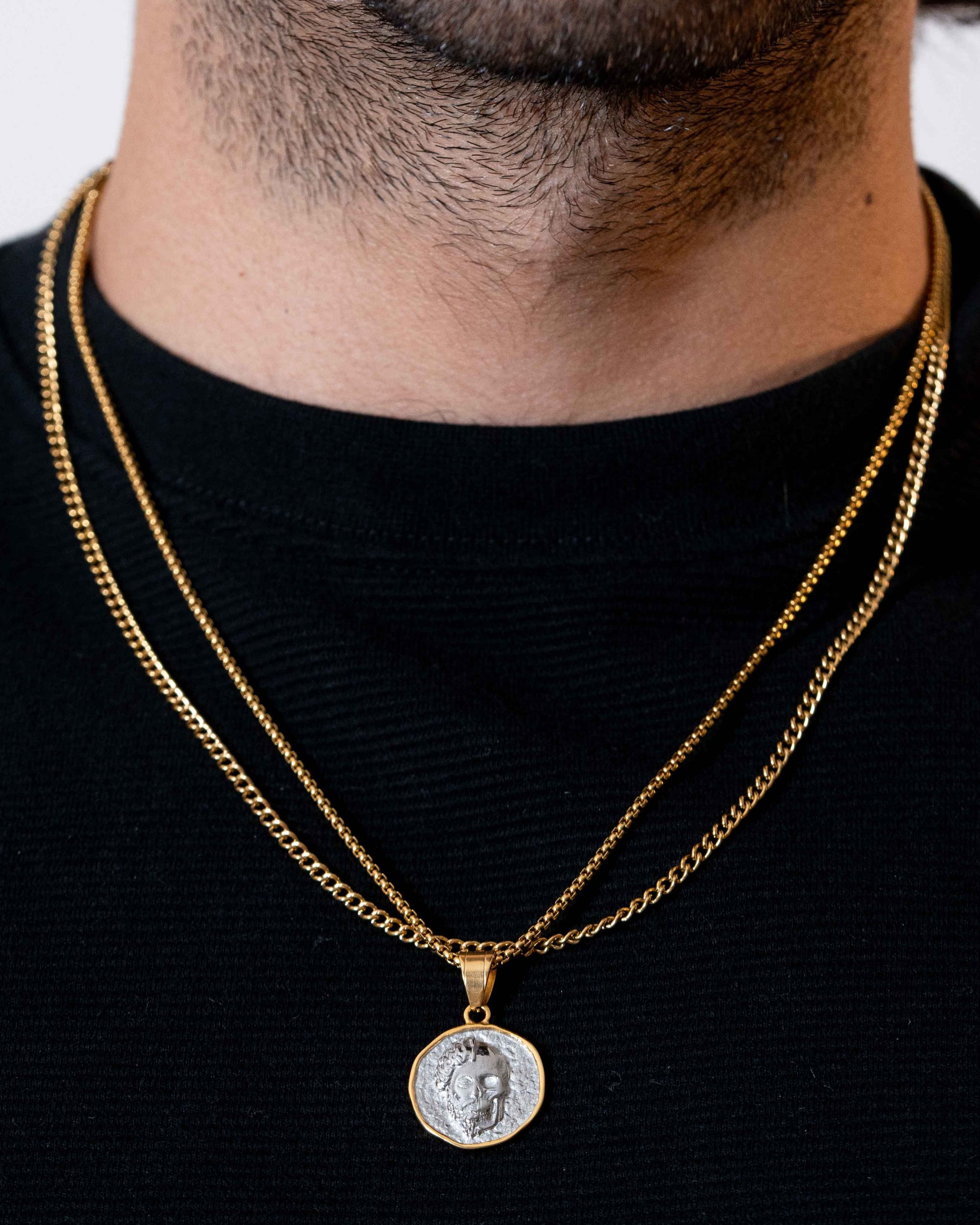Marcus Aurelius Memento Mori Coin Pendant-Humbler