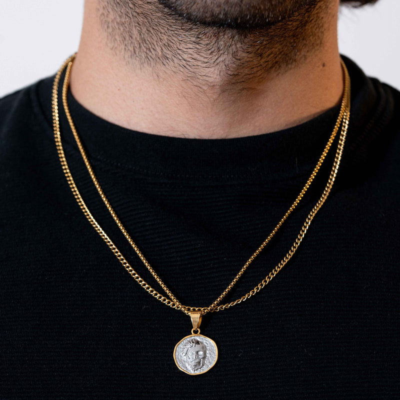 Marcus Aurelius Memento Mori Coin Pendant-Humbler