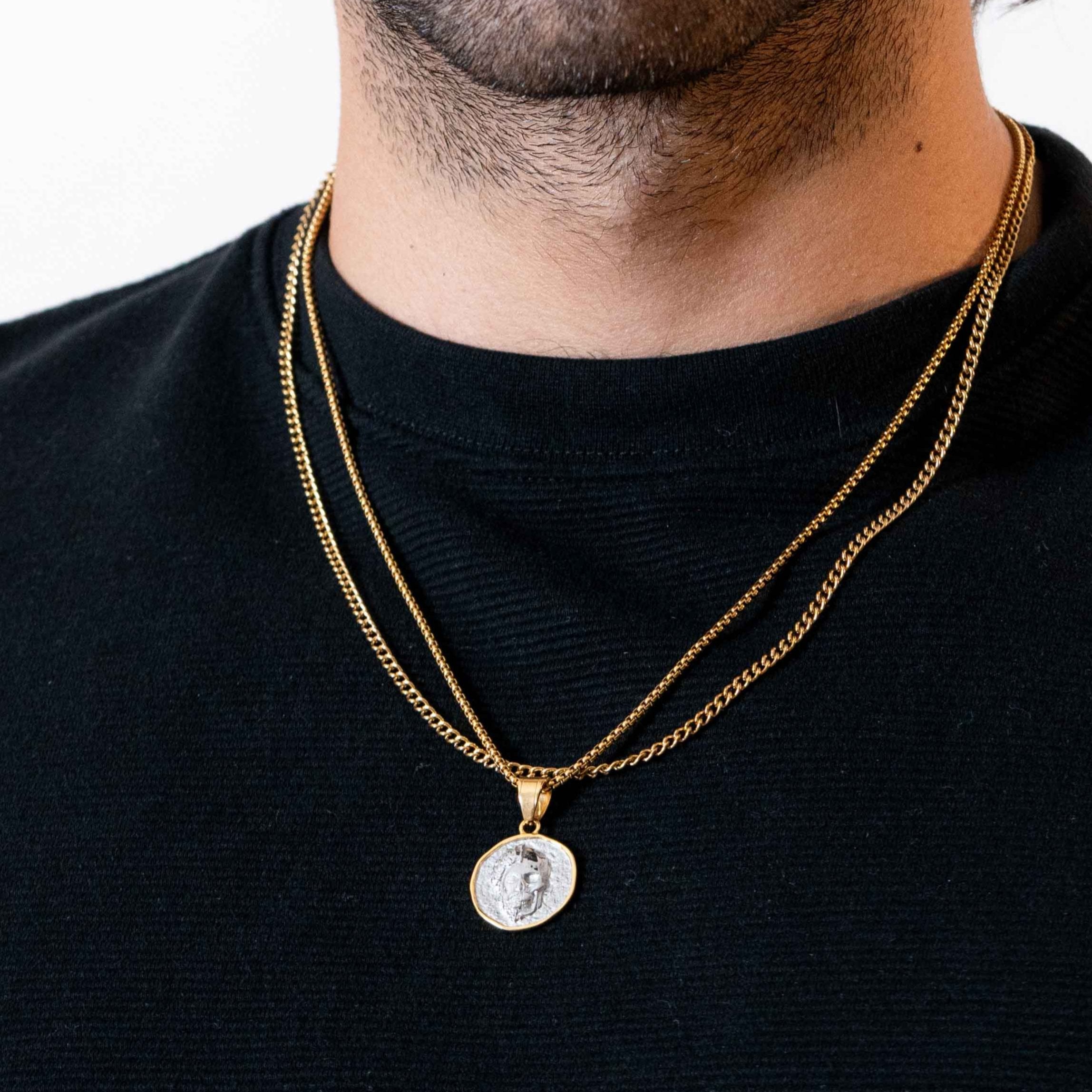 Marcus Aurelius Memento Mori Coin Pendant-Humbler