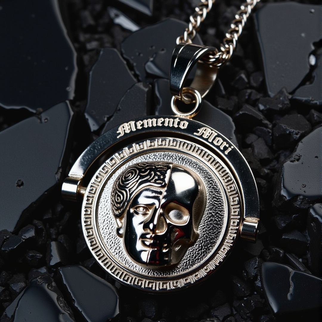Memento Mori Double Sided Pendant-Humbler
