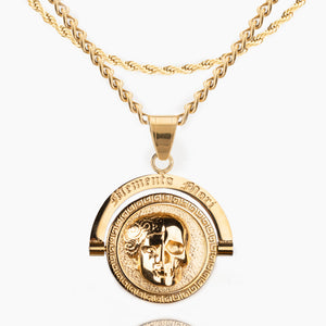 Memento Mori Double Sided Pendant