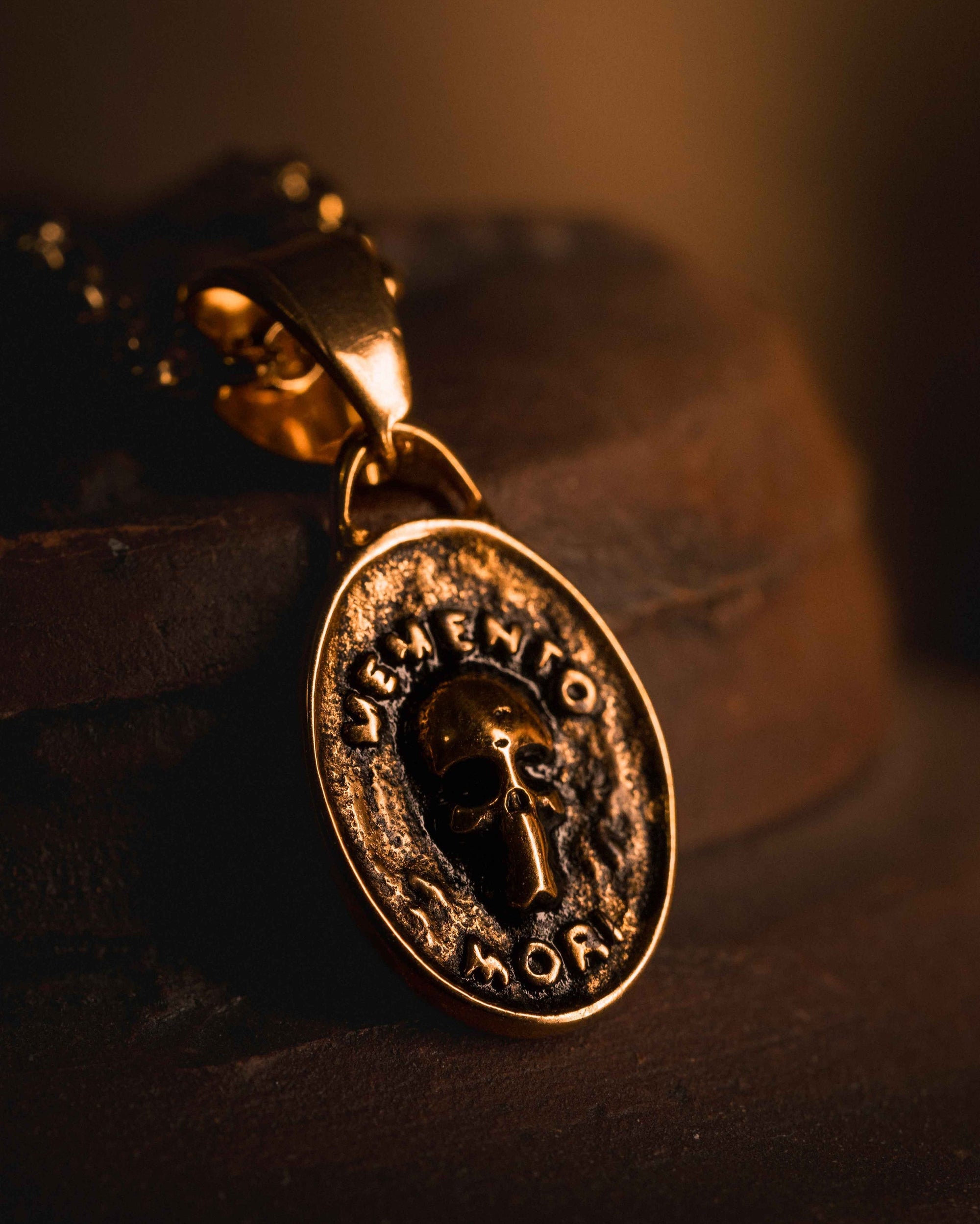 Memento Mori Skull Coin Pendant-Humbler