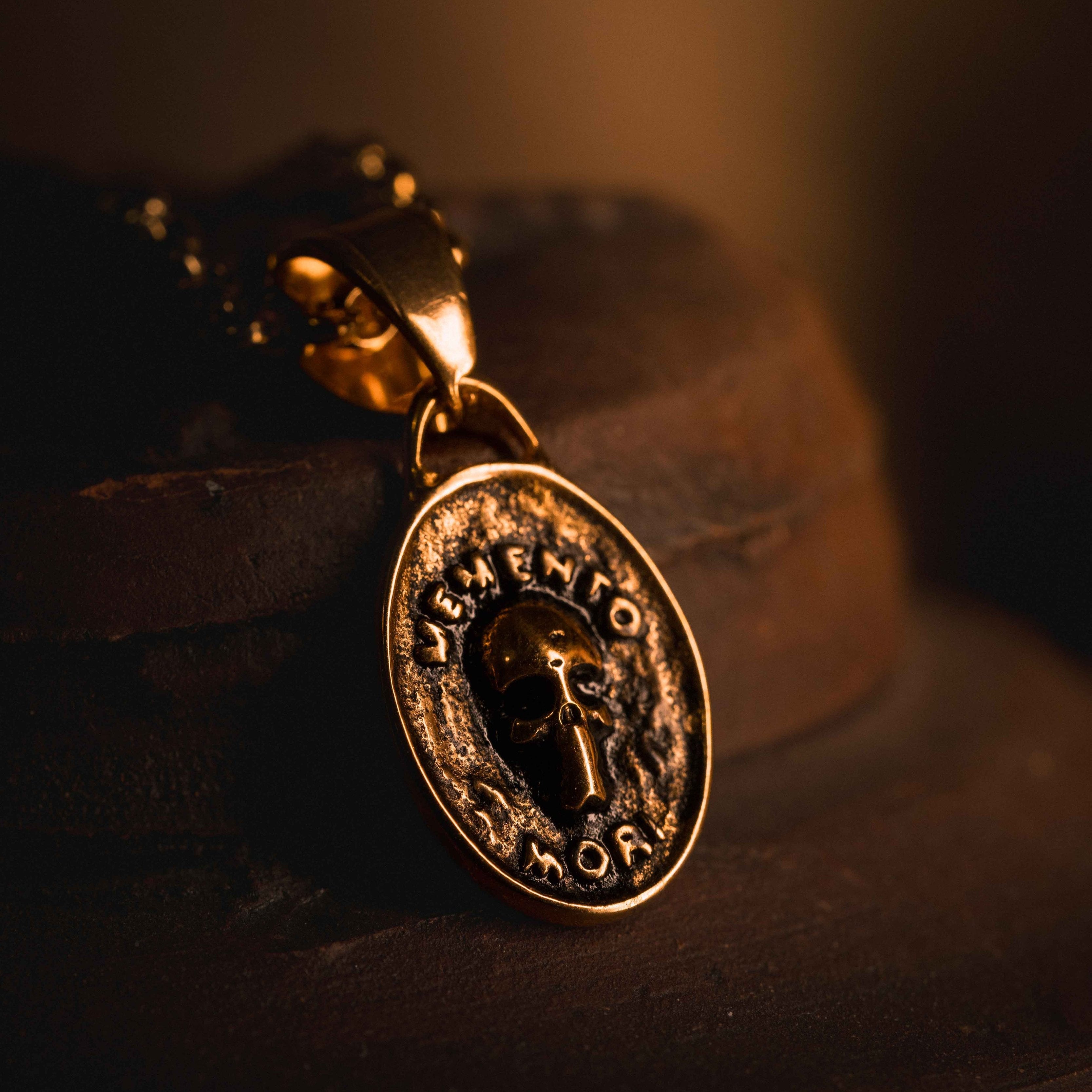 Memento Mori Skull Coin Pendant-Humbler
