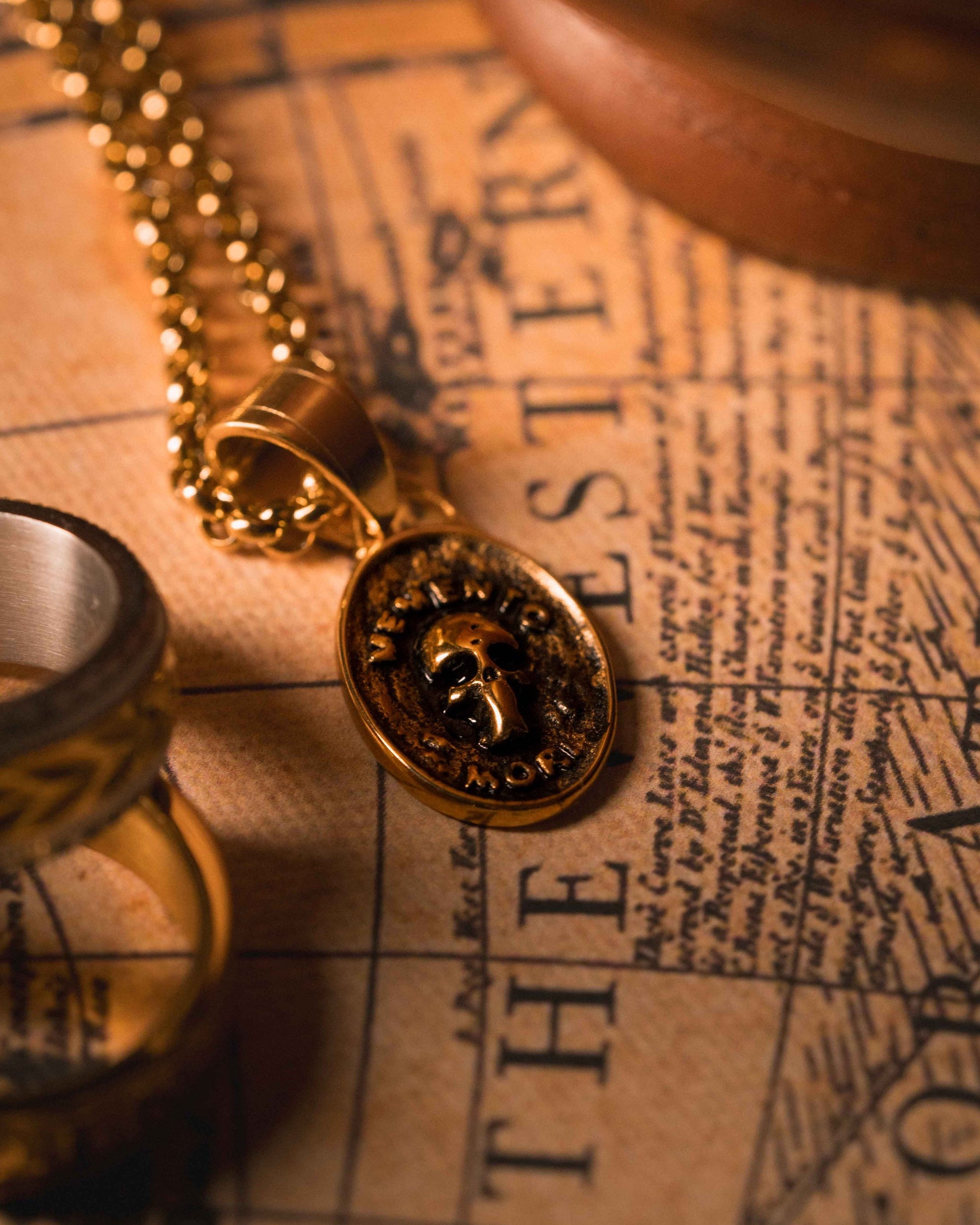 Memento Mori Skull Coin Pendant-Humbler