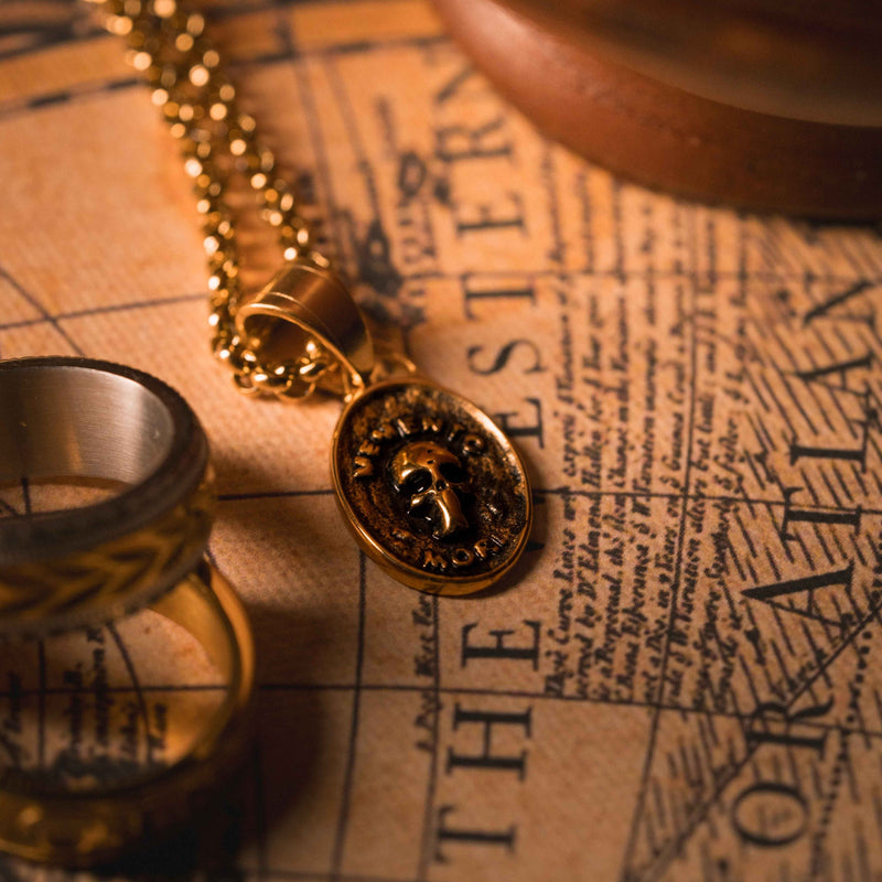 Memento Mori Skull Coin Pendant-Humbler