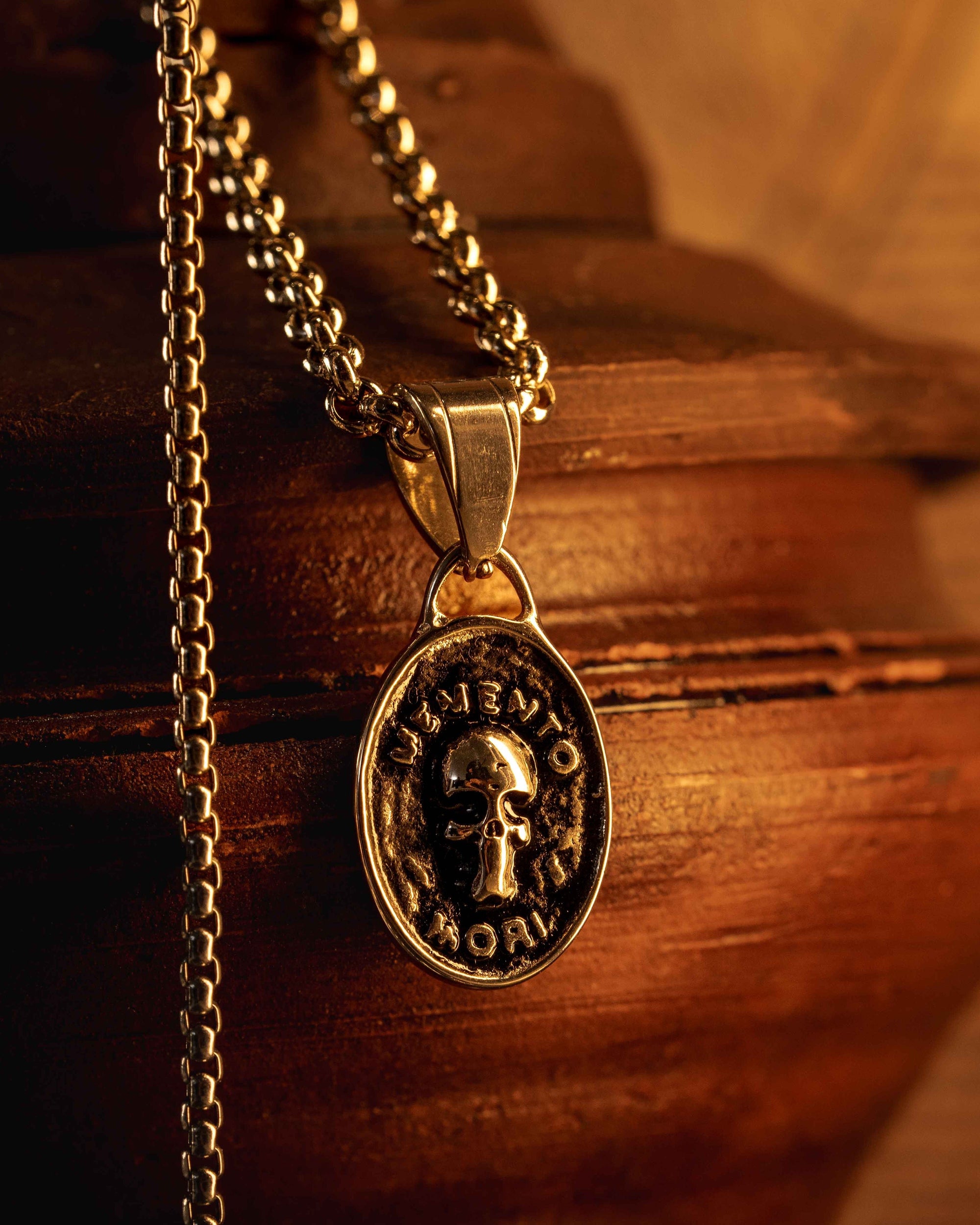 Memento Mori Skull Coin Pendant-Humbler