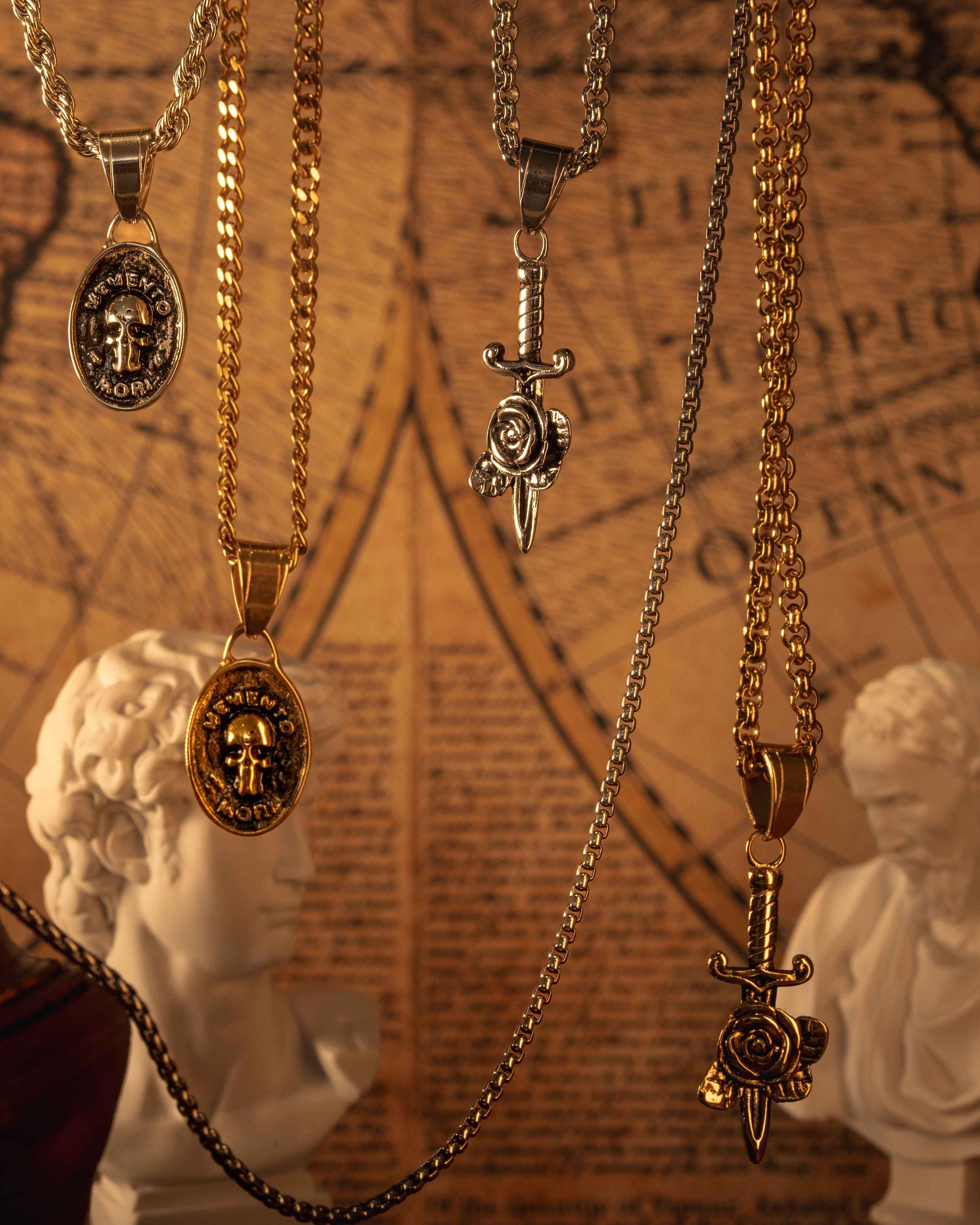 Memento Mori Skull Coin Pendant-Humbler