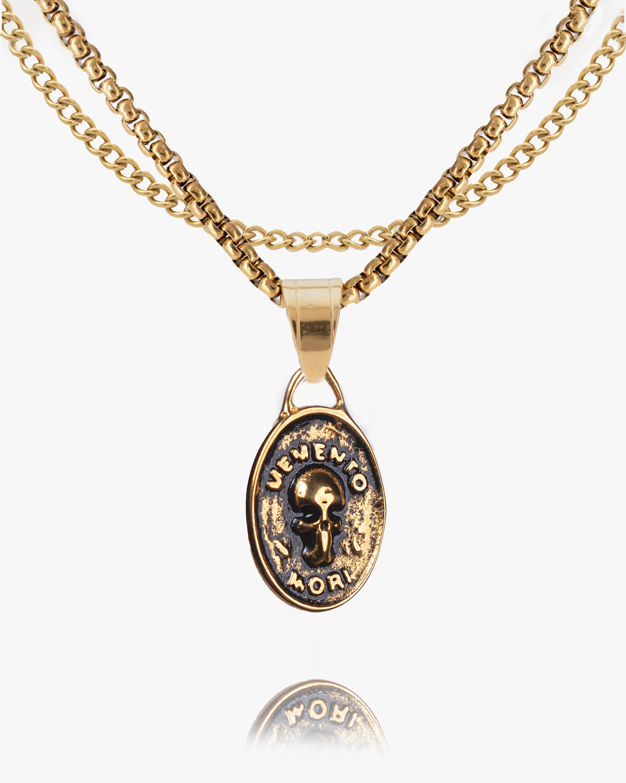 Memento Mori Skull Coin Pendant-Humbler