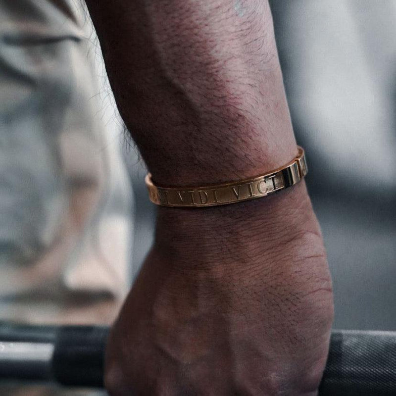 'Veni Vidi Vici' Bracelet ( Gold ) - HumblerCo