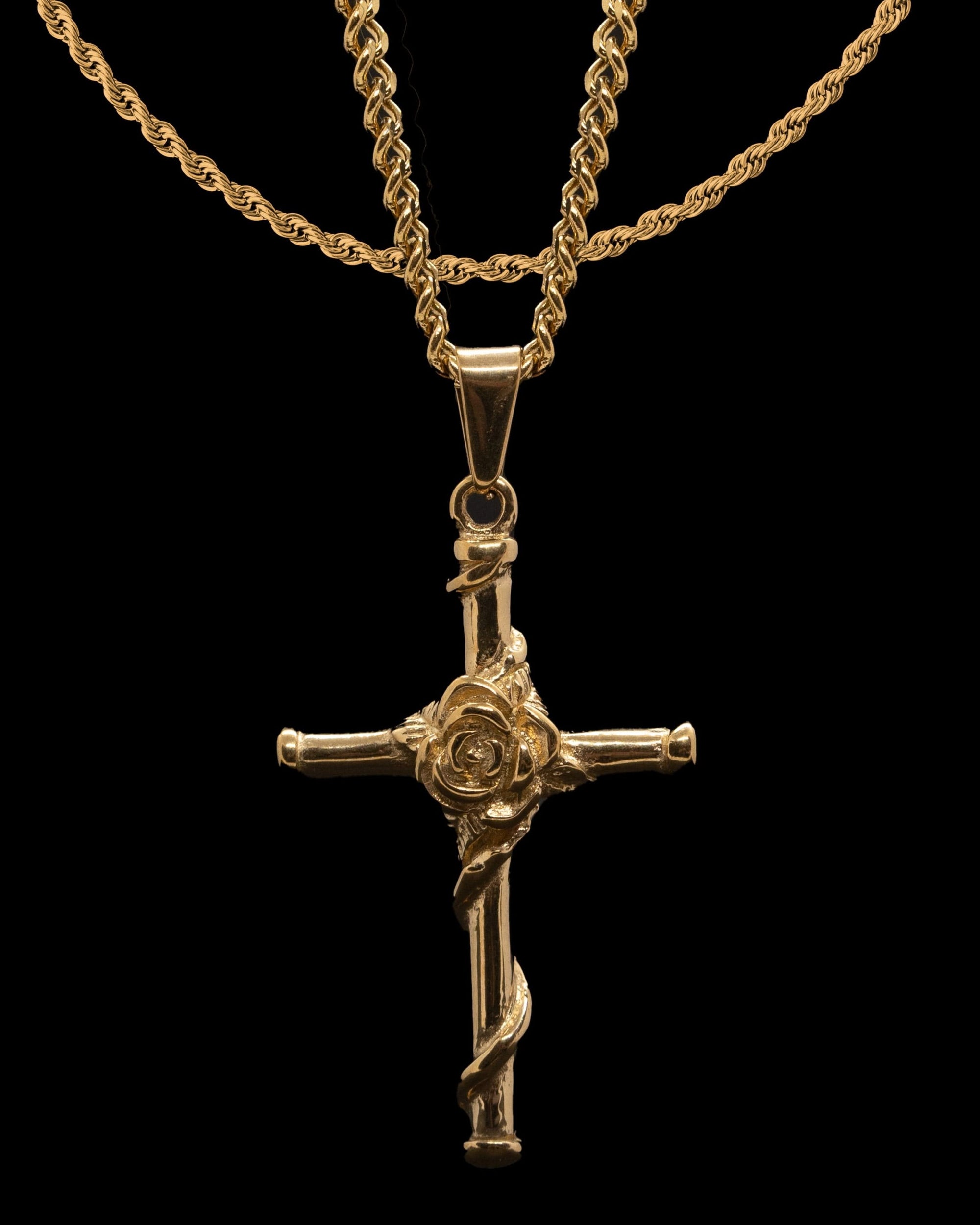 Rose Cross Pendant-Humbler