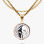 Spartan Skull Veni Vidi Vici Coin Pendant