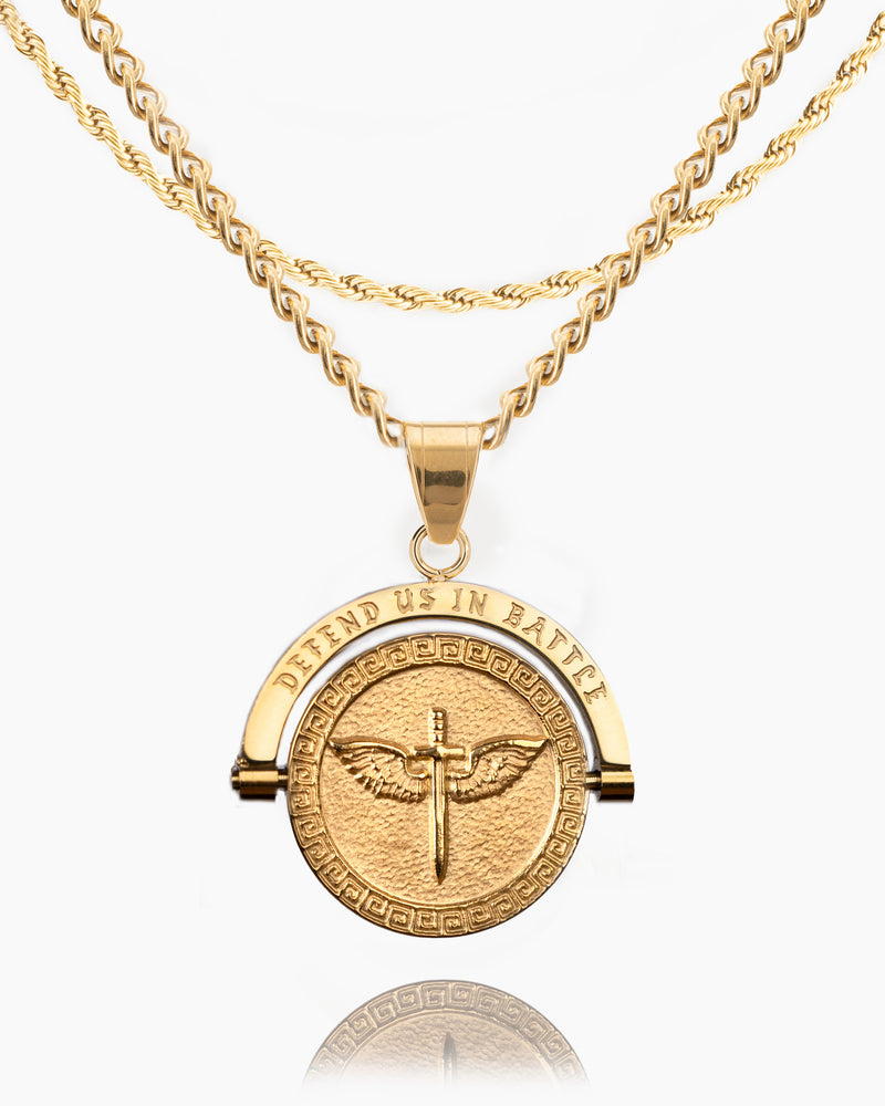 St. Michael Double Sided Pendant-Humbler