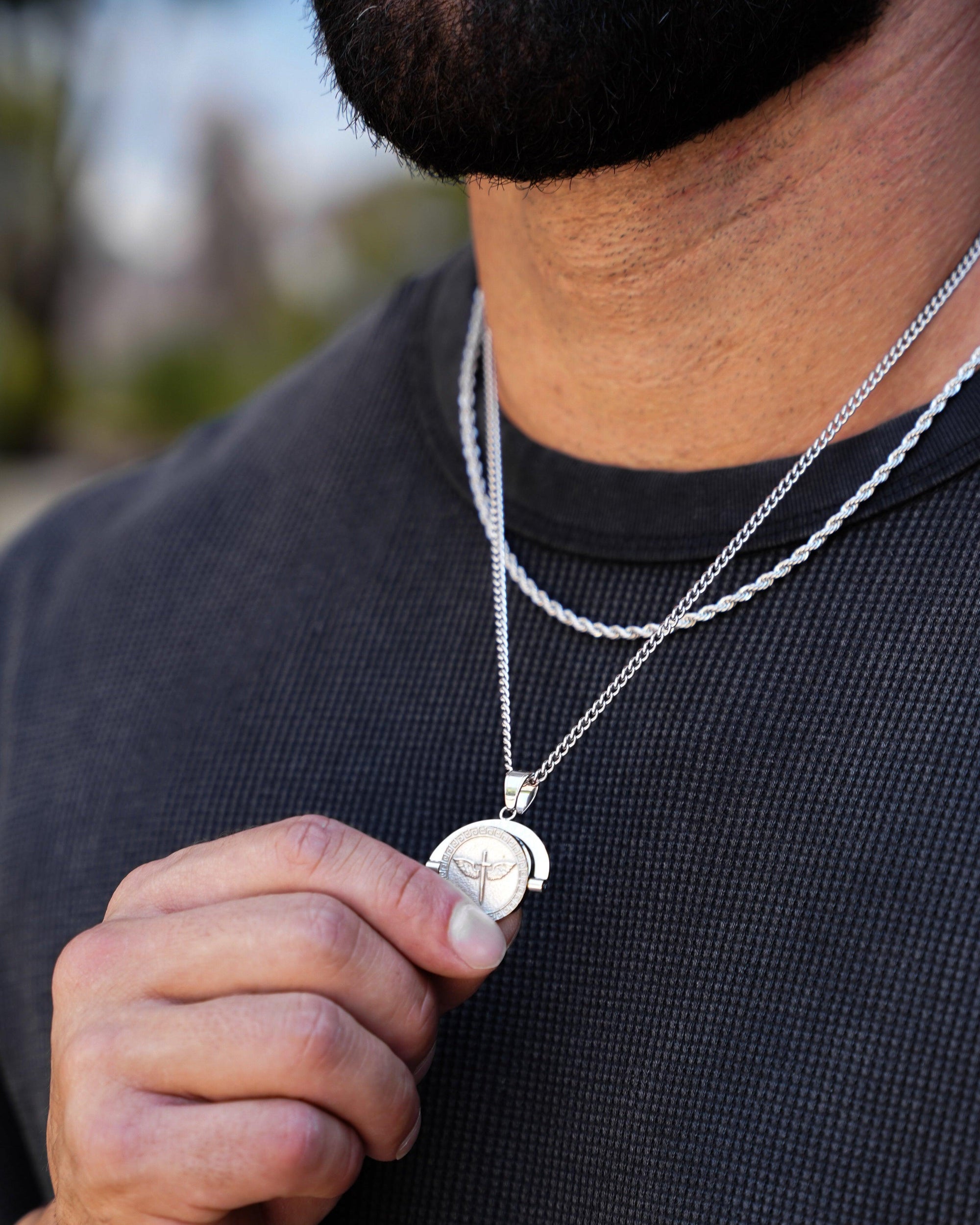 St. Michael Double Sided Pendant-Humbler