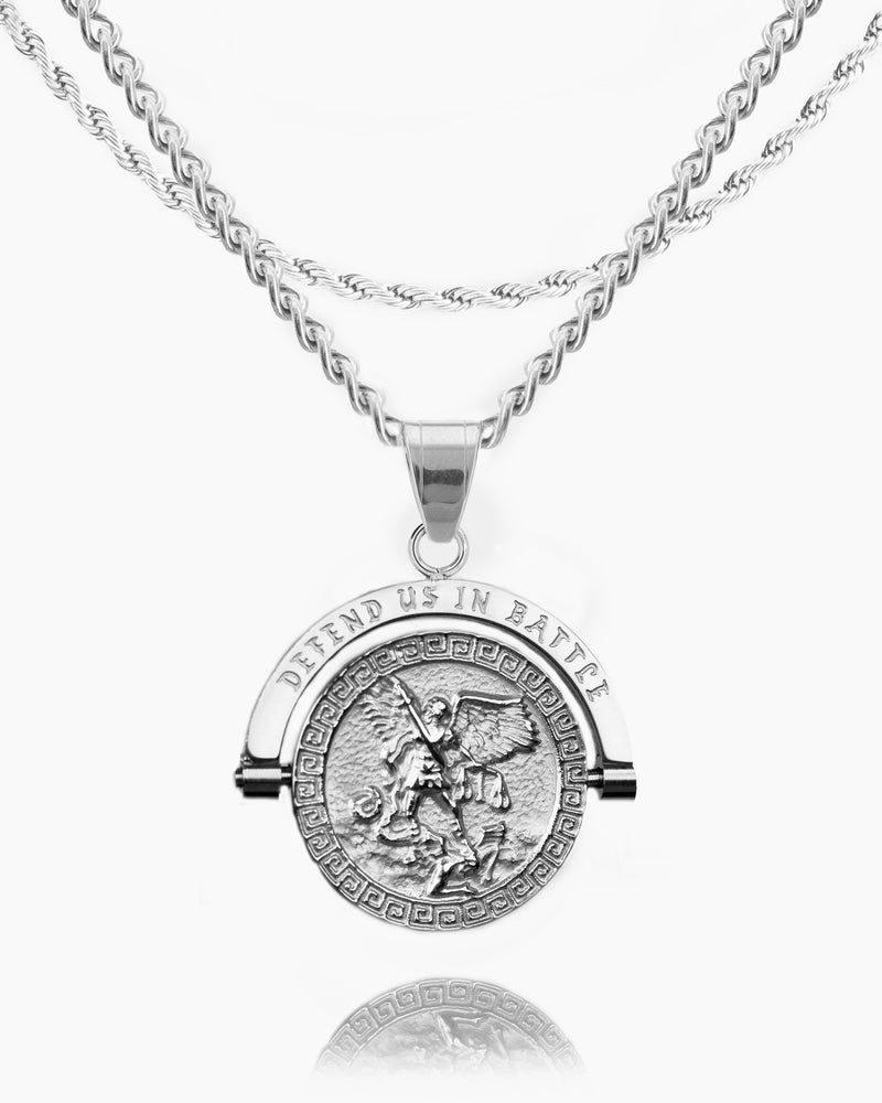 St. Michael Double Sided Pendant-Humbler