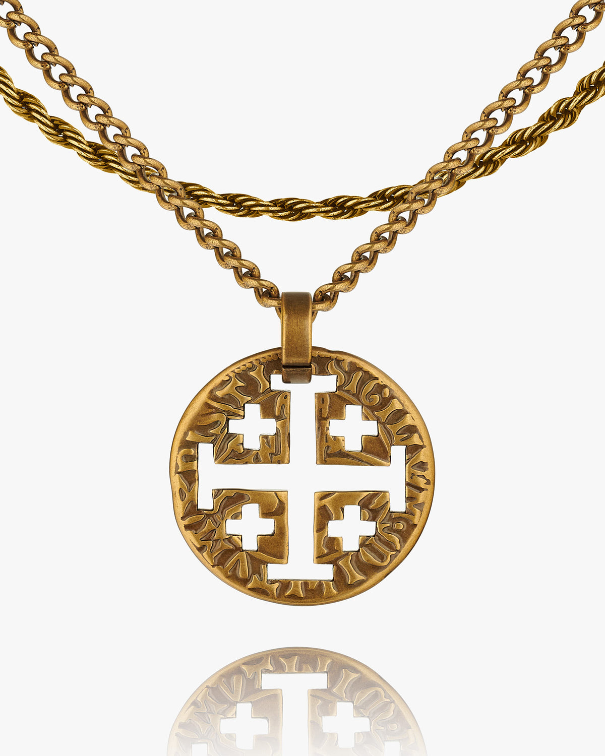 Stamped Crusades Coin Pendant-Humbler