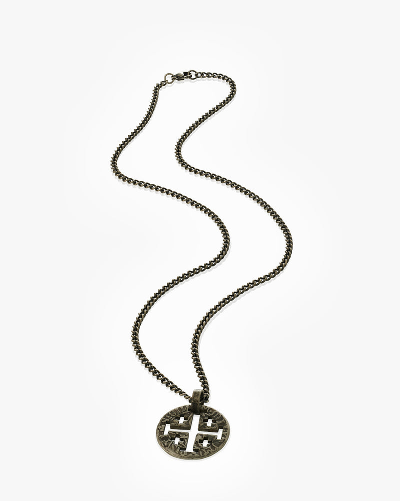 Stamped Crusades Coin Pendant