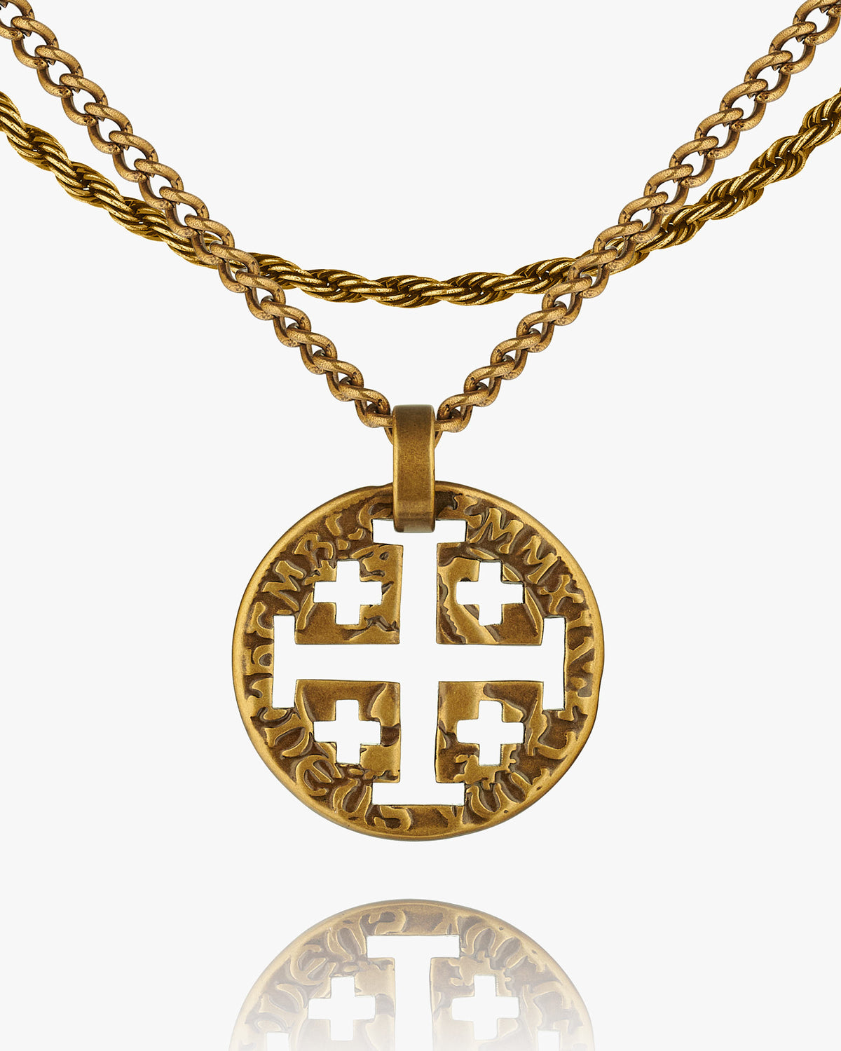 Stamped Crusades Coin Pendant-Humbler