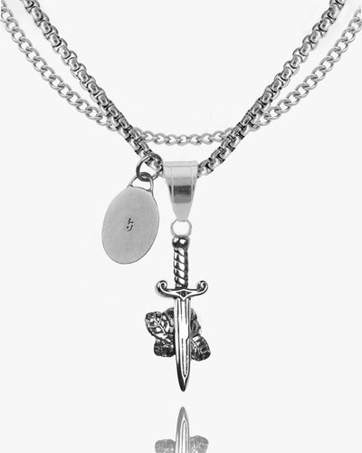 Symbols of Memorial Pendant Set