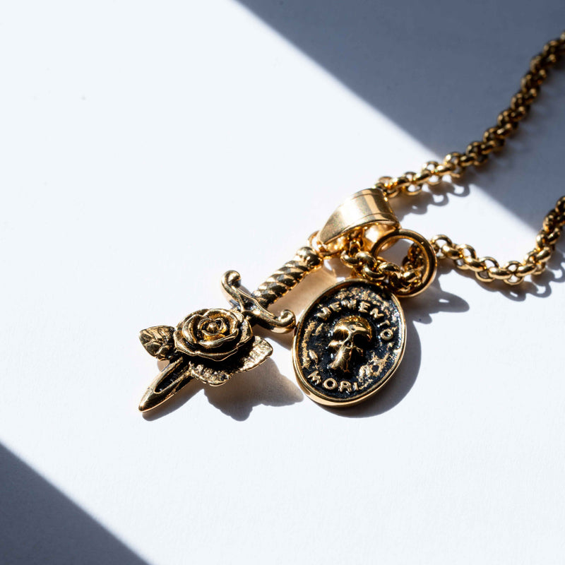 Symbols of Memorial Pendant Set