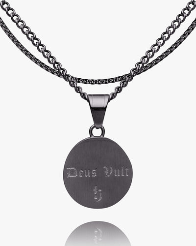 Templar Skull Coin Pendant