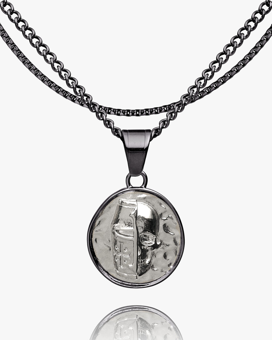 Templar Skull Coin Pendant-Humbler