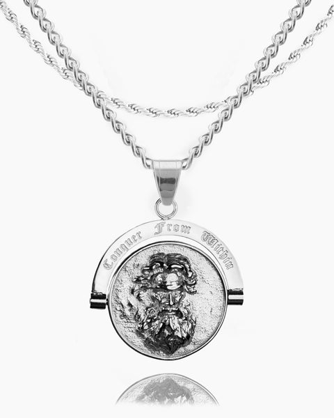島*様 doublet GO TO HELL NECKLACE trident-conquer-from-within-