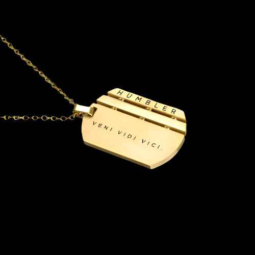Veni Vidi Vici Dog Tag-Humbler
