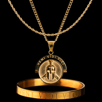 'Veni Vidi Vici' Set ( Gold )