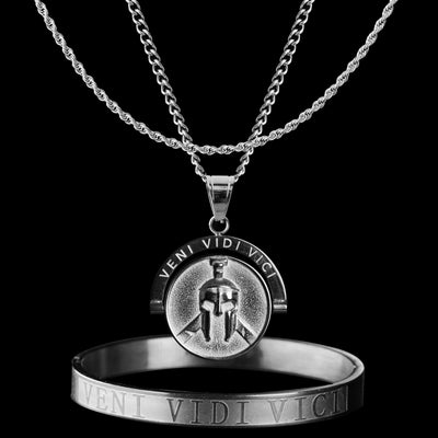 'Veni Vidi Vici' Set ( Silver )