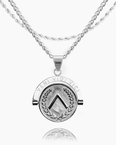 Warrior Veni Vidi Vici Double Sided Pendant