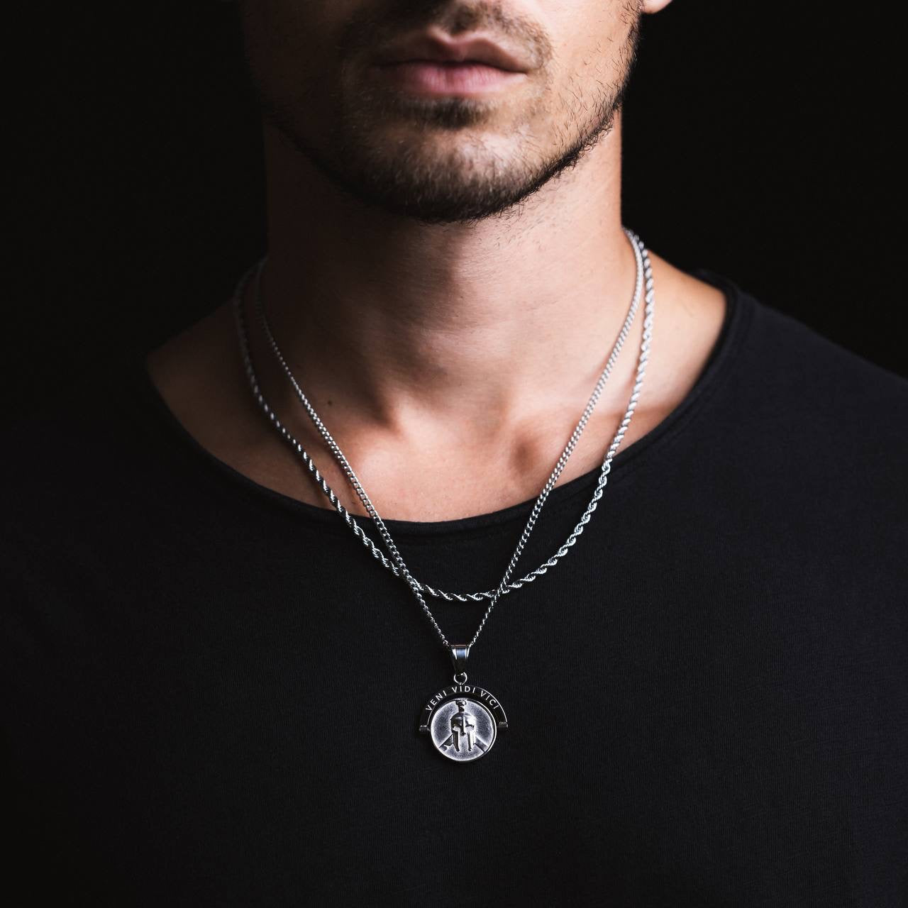 Warrior Veni Vidi Vici Double Sided Pendant-Humbler