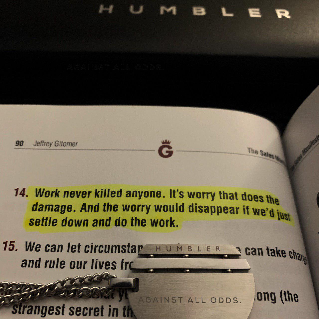 Against All Odds Dog Tag-Humbler