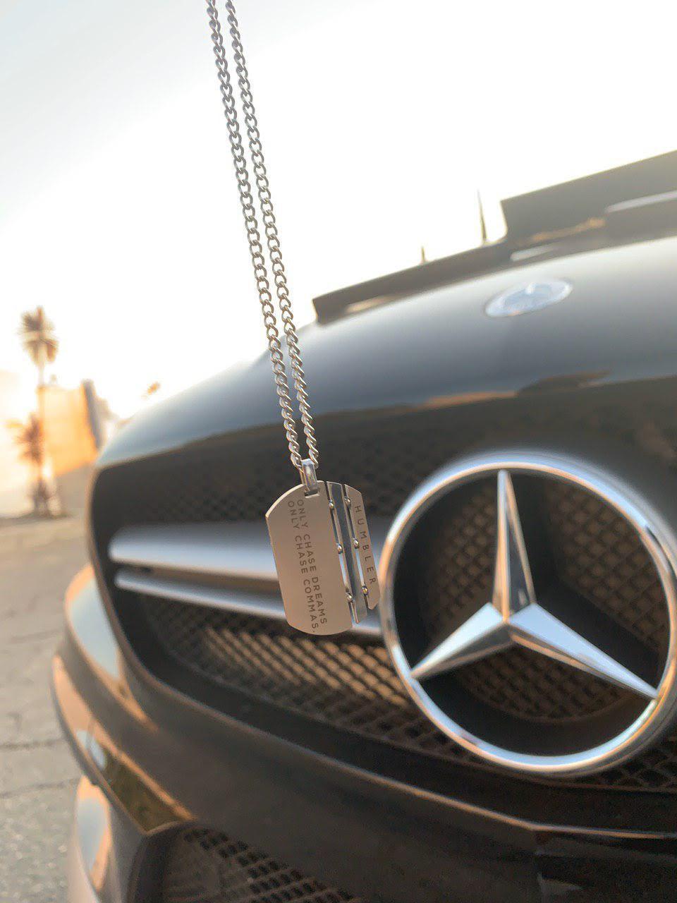 Dreams & Commas Dog Tag-Humbler