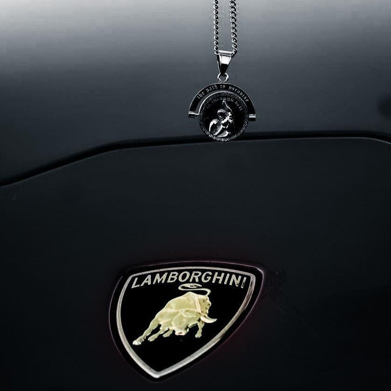 Hercules vs. Achelous Double Sided Pendant-Humbler