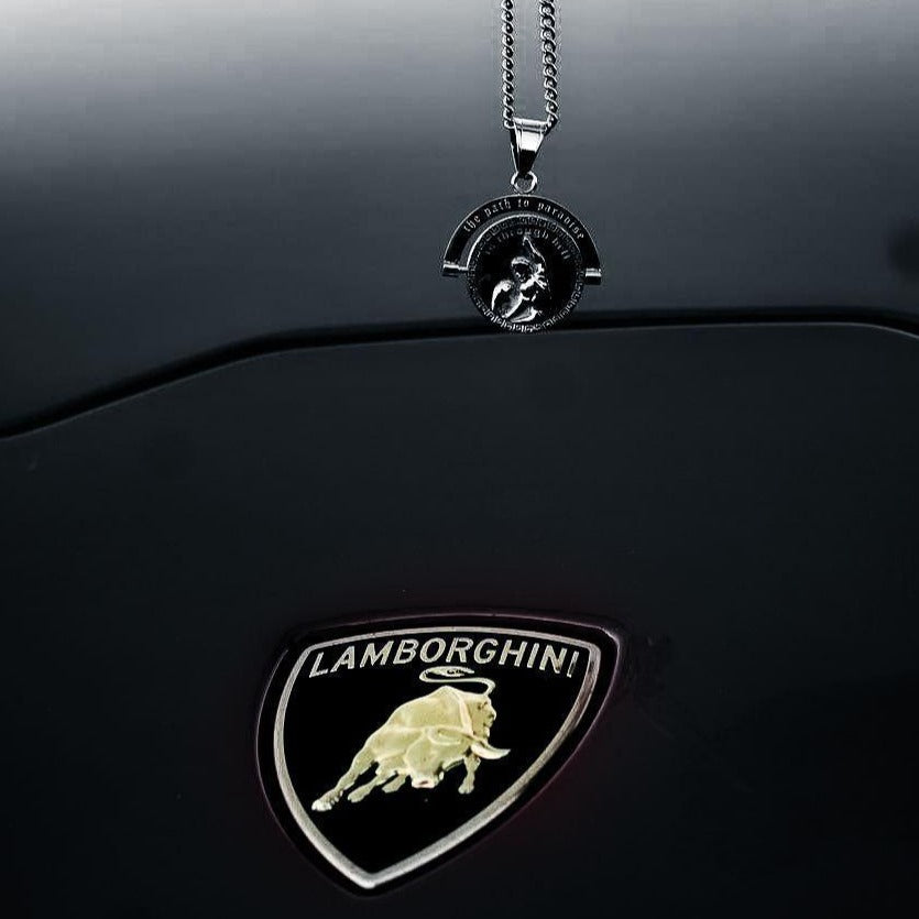 Hercules vs. Achelous Double Sided Pendant-Humbler