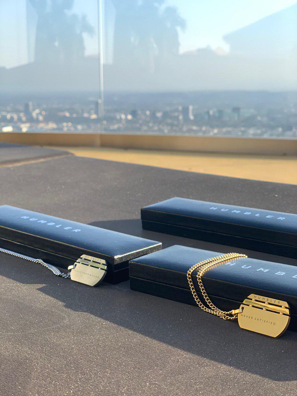 Never Satisfied Dog Tag-Humbler