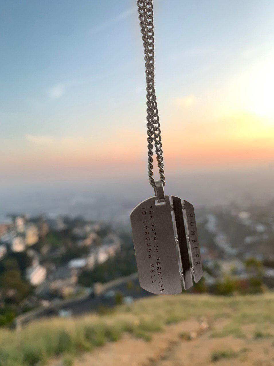 Path to Paradise Dog Tag-Humbler