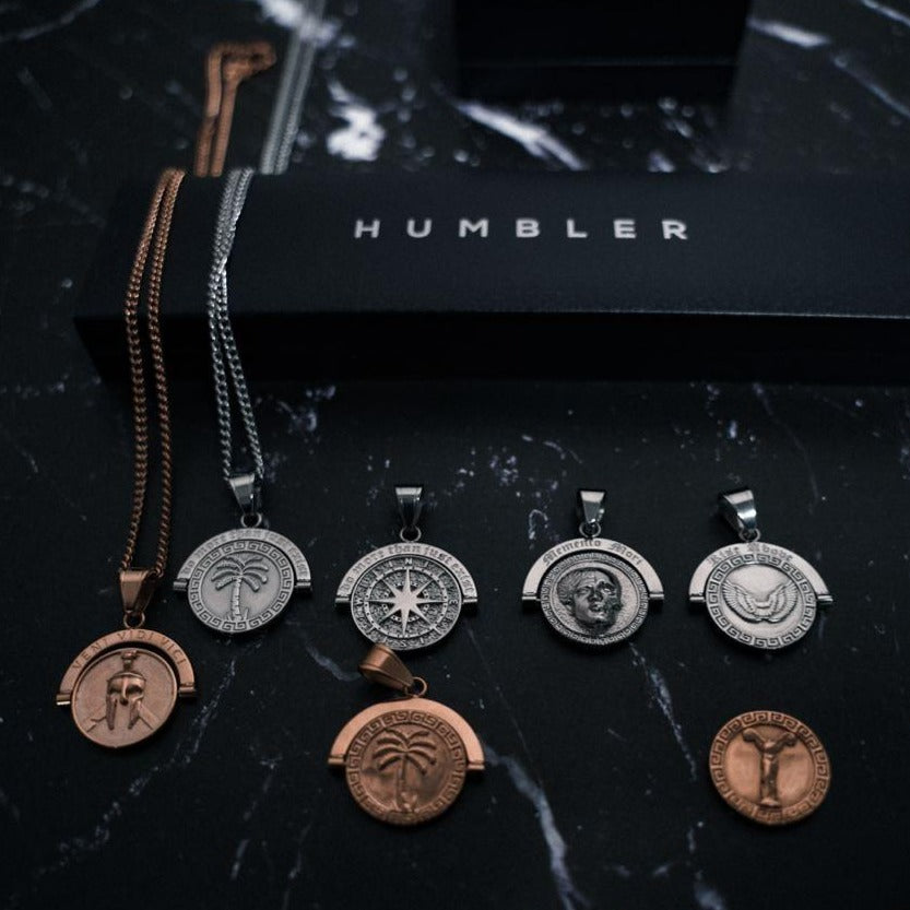 Warrior Veni Vidi Vici Double Sided Pendant-Humbler