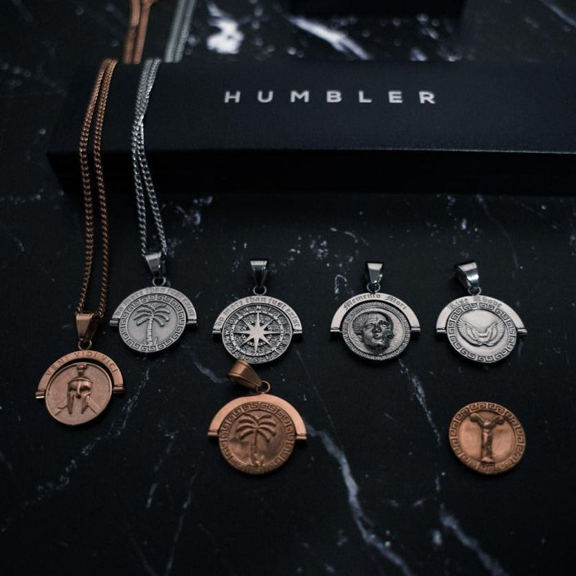Warrior Veni Vidi Vici Double Sided Pendant-Humbler